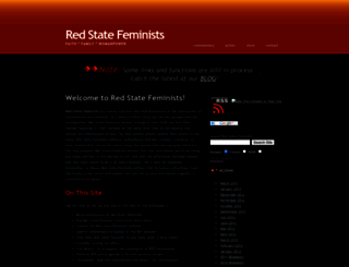 redstatefeminists.org screenshot
