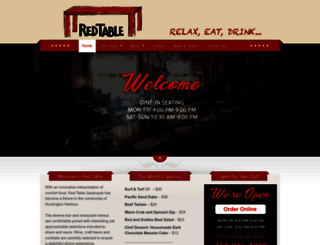 redtablerestaurants.com screenshot