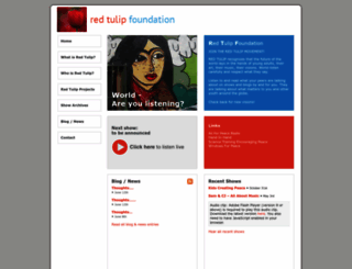 redtulipfoundation.org screenshot