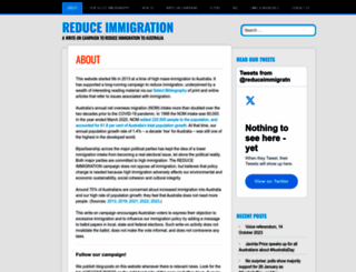 reduceimmigration.wordpress.com screenshot