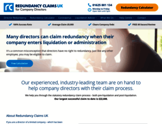 redundancyclaim.co.uk screenshot