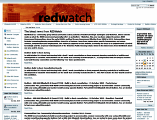 redwatch.org.au screenshot