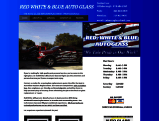 redwhiteandblueautoglass.com screenshot