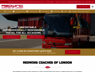 redwing-coaches.co.uk screenshot