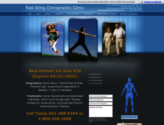redwingchiropractic.com screenshot