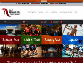 redwoodareacommunitycenter.com screenshot