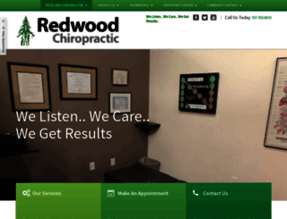 redwoodchiropractic.com screenshot