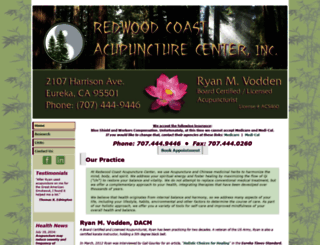 redwoodcoastacupuncture.com screenshot