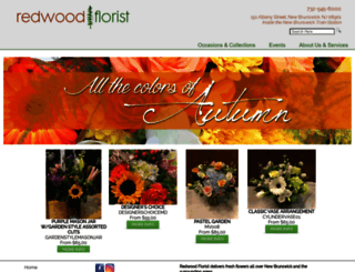 redwoodflorist.com screenshot