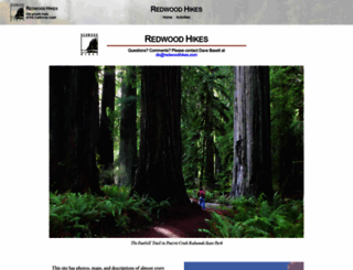 redwoodhikes.com screenshot