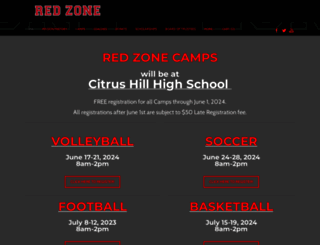 redzonecamps.com screenshot