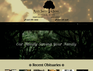 reedfuneralhomeofkinder.com screenshot