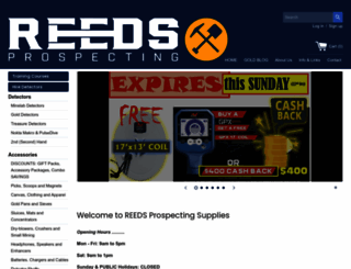 reedsprospecting.com.au screenshot