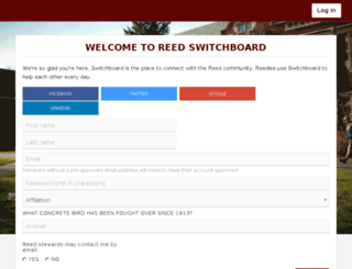 reedswitchboard.com screenshot