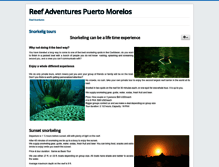 reefadventurespuertomorelos.com screenshot
