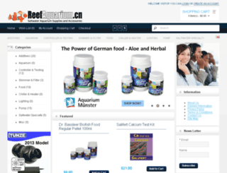 reefaquarium.cn screenshot