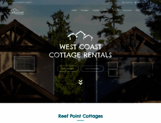 reefpointcottages.com screenshot