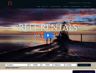 reefrentals.com screenshot