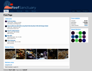 reefsanctuary.com screenshot