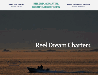reeldreamcharters.com screenshot