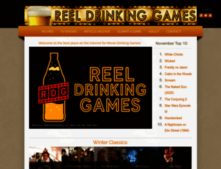 reeldrinkinggames.com screenshot