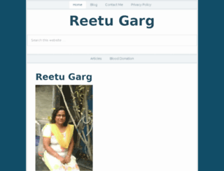 reetugarg.com screenshot