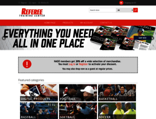 refereetrainingcenter.com screenshot