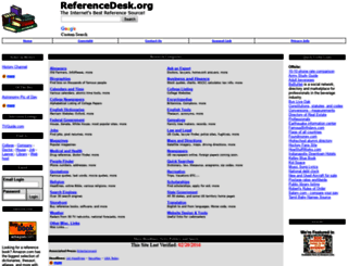 referencedesk.org screenshot