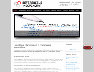 referenceur-independant.fr screenshot
