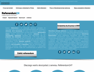 referendum24.pl screenshot