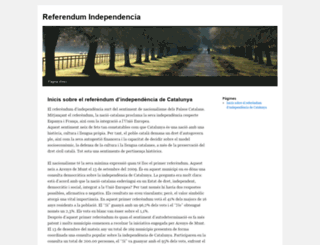 referendumindependencia.cat screenshot
