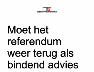 referendumovereenwet.nl screenshot