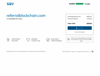 referralblockchain.com screenshot