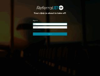 referraljet-stage.therapydia.com screenshot