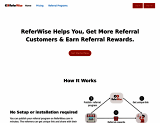 referwise.com screenshot