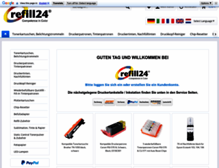 refill24-shop.eu screenshot