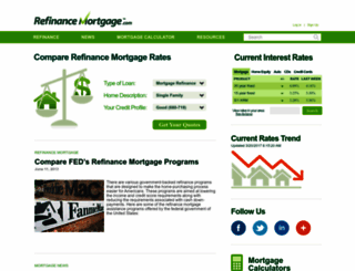 refinancemortgage.com screenshot