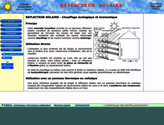 reflecteur-solaire.fr screenshot