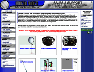 reflectionproducts.com screenshot