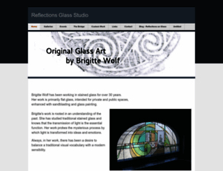 reflectionsglass.ca screenshot