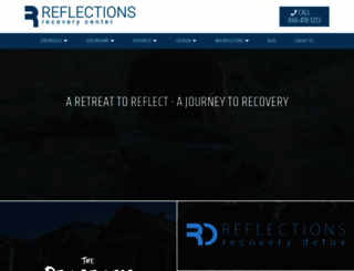 reflectionsrecoverycenter.com screenshot