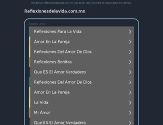 reflexionesdelavida.com.mx screenshot