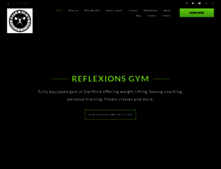 reflexionsgym.co.uk screenshot