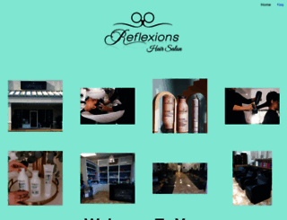 reflexionshairsalon.com screenshot