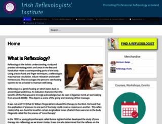 reflexology.ie screenshot