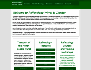 reflexologychester.com screenshot