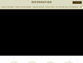 reformation.ie screenshot