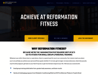 reformationfitness.com screenshot