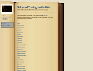 reformedontheweb.com screenshot