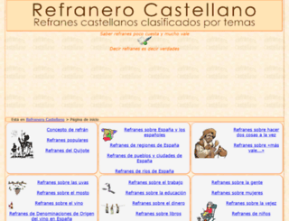 refranerocastellano.com screenshot